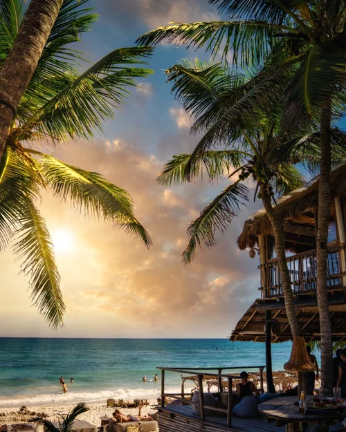 Atardecer Tulum C Atardecer Tulum C